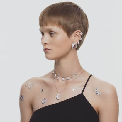 Colgante Sublima, Blanco, Baño de rodio