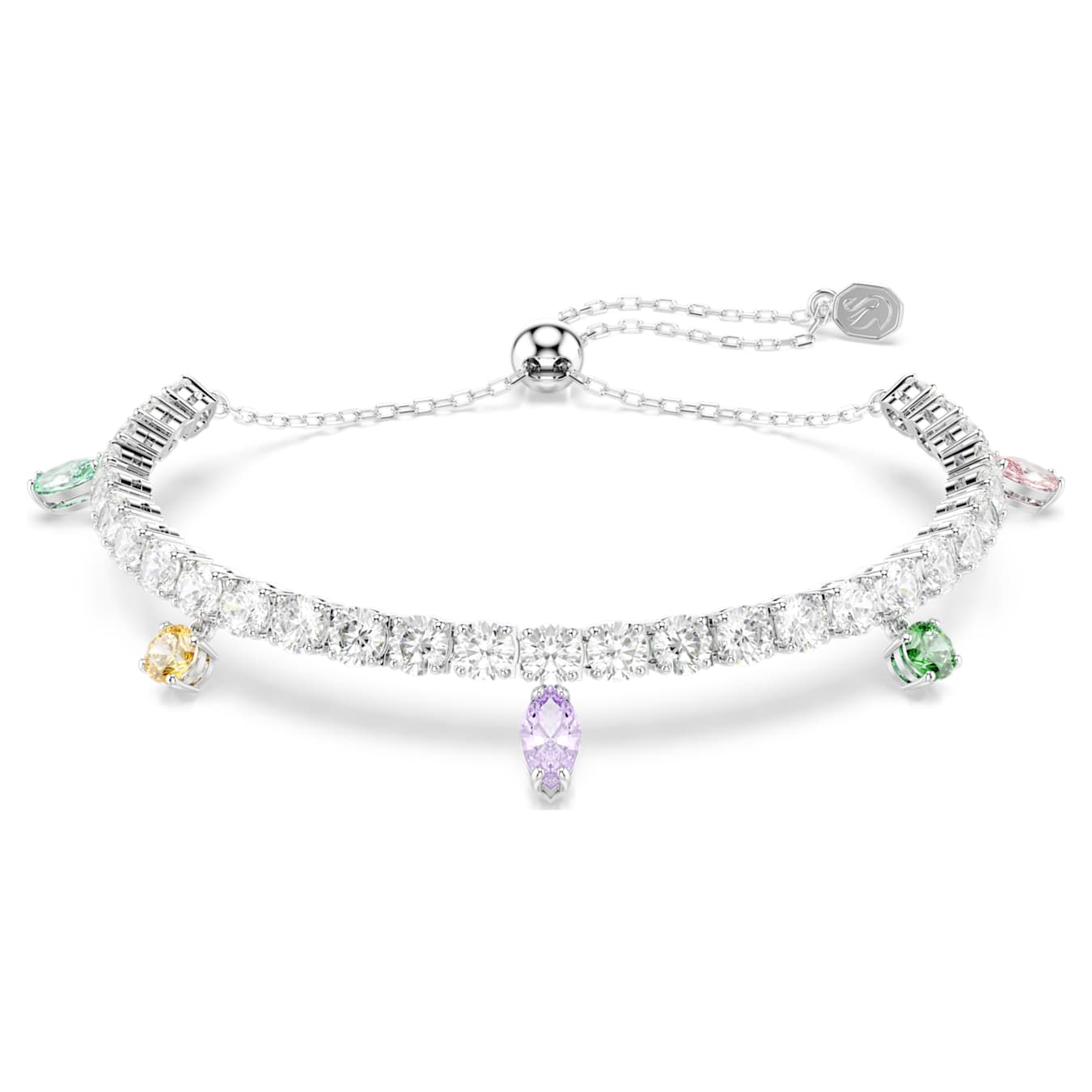Pulsera Ariana Grande x Swarovski Tallas mixtas, Multicolor, Baño de rodio