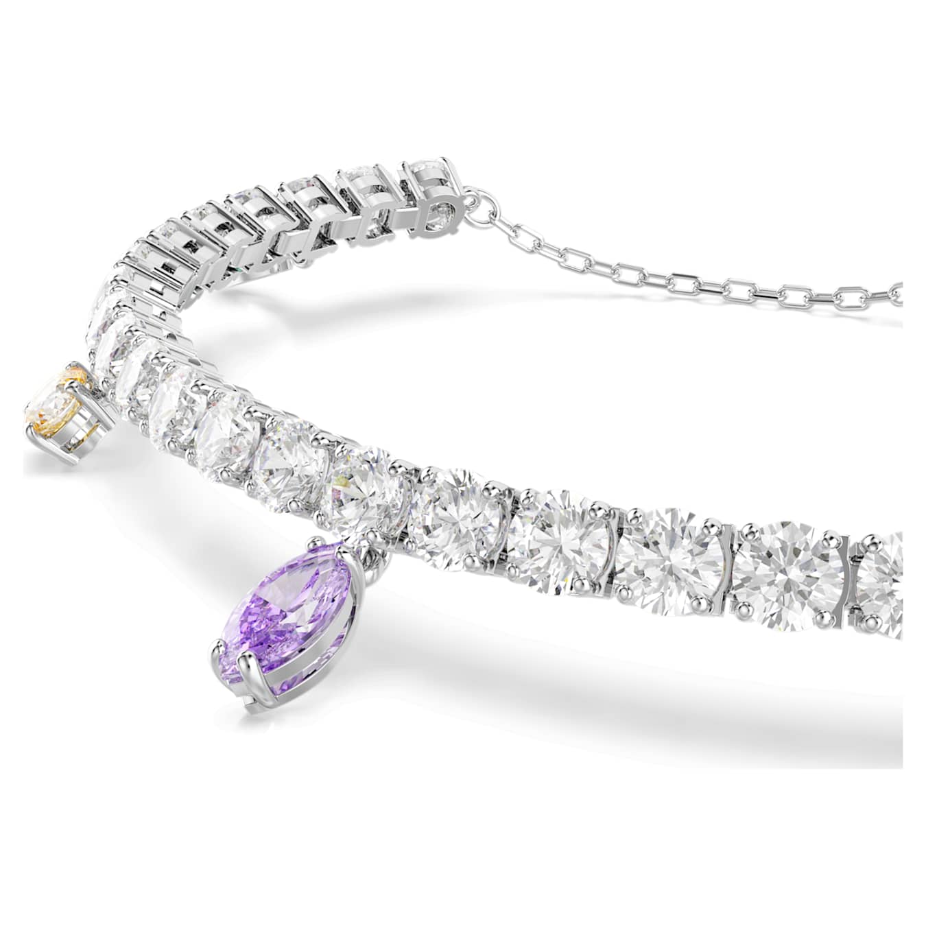 Pulsera Ariana Grande x Swarovski Tallas mixtas, Multicolor, Baño de rodio