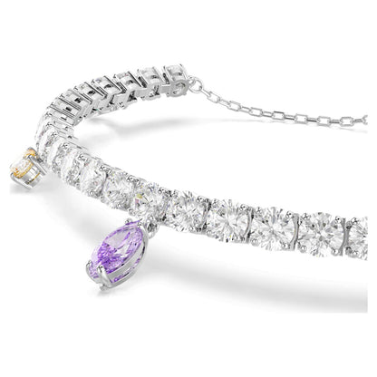 Pulsera Ariana Grande x Swarovski Tallas mixtas, Multicolor, Baño de rodio