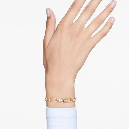 Pulsera Constella Blanca, Baño tono oro