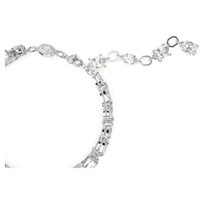 Pulsera Mesmera, Tallas mixtas, Blanca, Baño de rodio