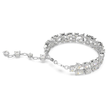 Pulsera Mesmera, Tallas mixtas, Blanca, Baño de rodio