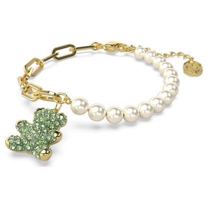 Pulsera Teddy, Oso, Multicolor, Baño tono oro