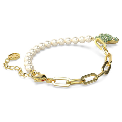 Pulsera Teddy, Oso, Multicolor, Baño tono oro