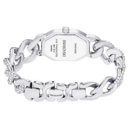 Reloj Dextera Chain, Fabricado en Suiza, Tono plateado, Acero inoxidable