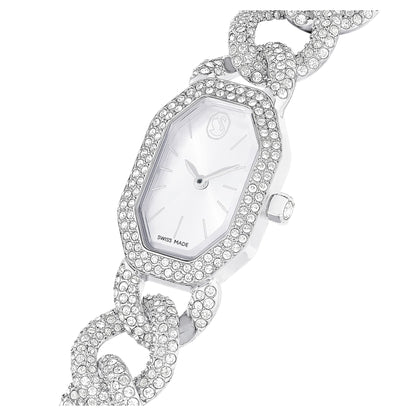 Reloj Dextera Chain, Fabricado en Suiza, Tono plateado, Acero inoxidable