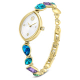 Reloj Gema Pulsera de cristal, Tono dorado, Acabado tono oro