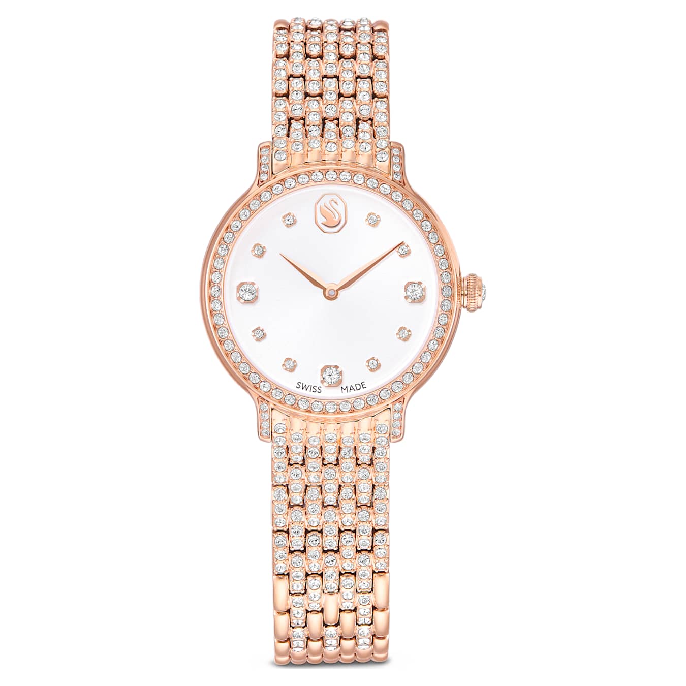 Reloj Imber Fabricado en Suiza, Brazalete de metal, Tono oro rosa, Acabado tono oro rosa