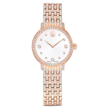 Reloj Imber Fabricado en Suiza, Brazalete de metal, Tono oro rosa, Acabado tono oro rosa