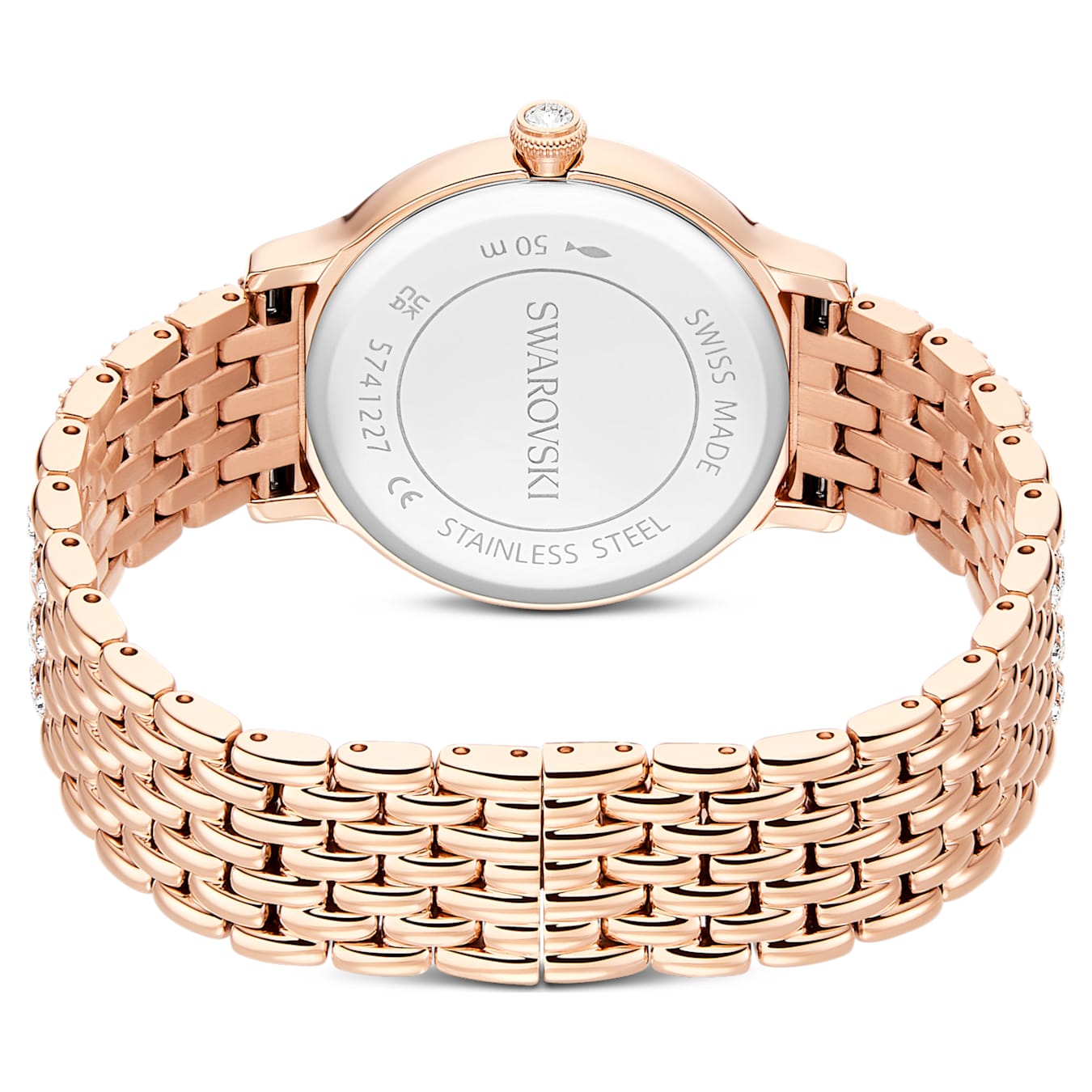 Reloj Imber Fabricado en Suiza, Brazalete de metal, Tono oro rosa, Acabado tono oro rosa