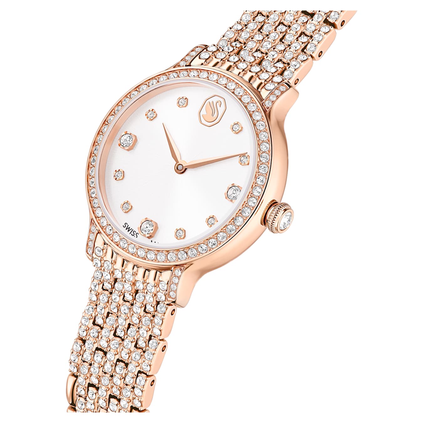 Reloj Imber Fabricado en Suiza, Brazalete de metal, Tono oro rosa, Acabado tono oro rosa