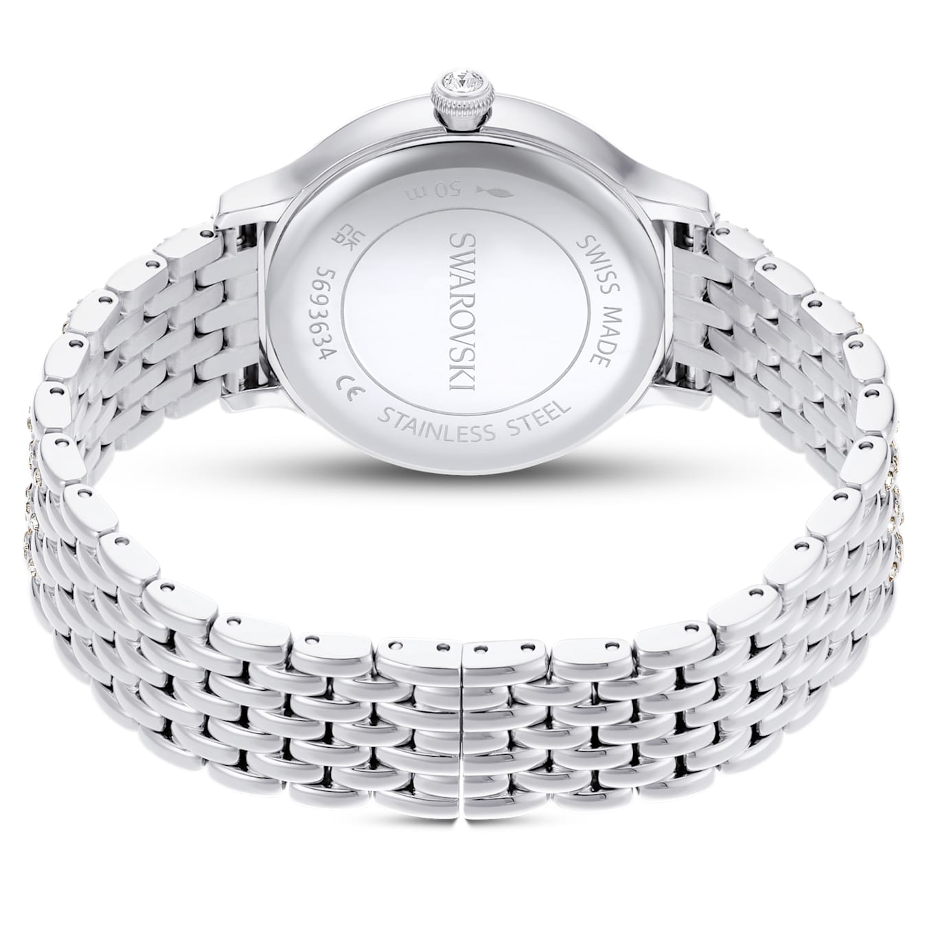 Reloj Imber Fabricado en Suiza, Brazalete de metal, Tono plateado, Acero inoxidable