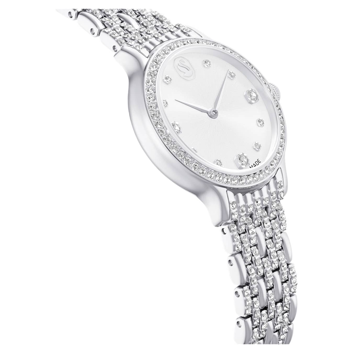 Reloj Imber Fabricado en Suiza, Brazalete de metal, Tono plateado, Acero inoxidable
