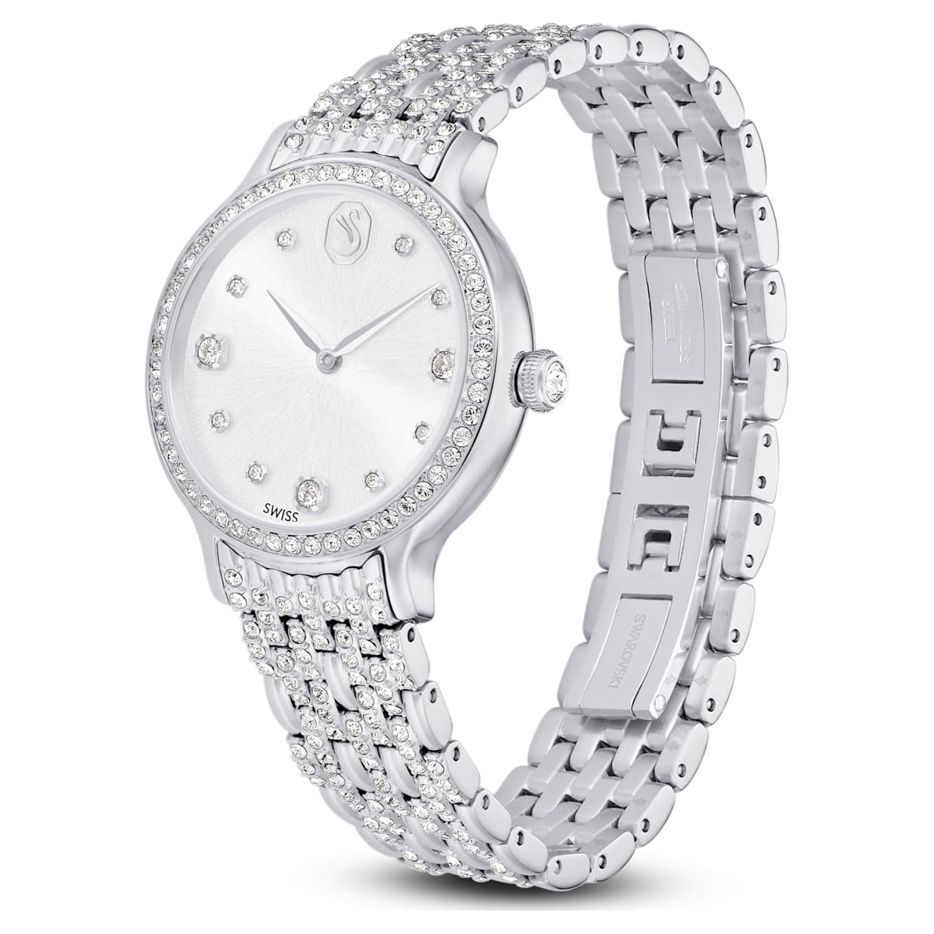 Reloj Imber Fabricado en Suiza, Brazalete de metal, Tono plateado, Acero inoxidable