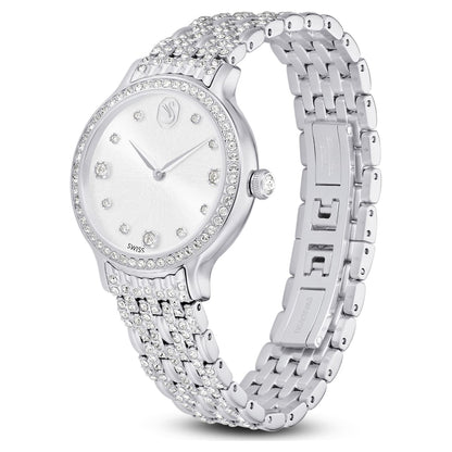 Reloj Imber Fabricado en Suiza, Brazalete de metal, Tono plateado, Acero inoxidable