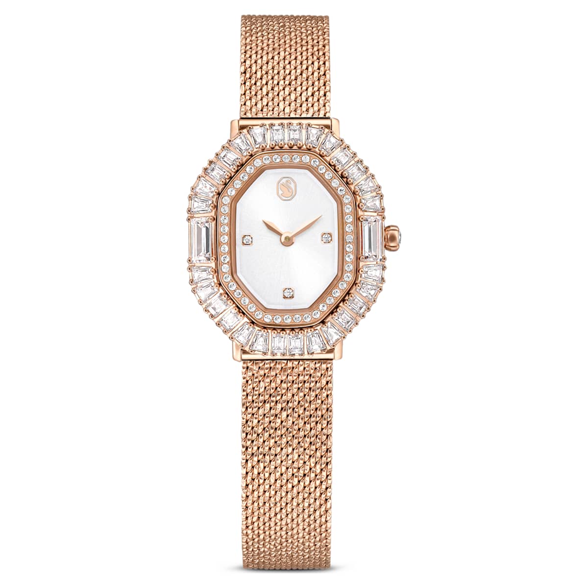 Reloj Matrix octagon Brazalete de metal, Tono oro rosa, Acabado tono oro rosa