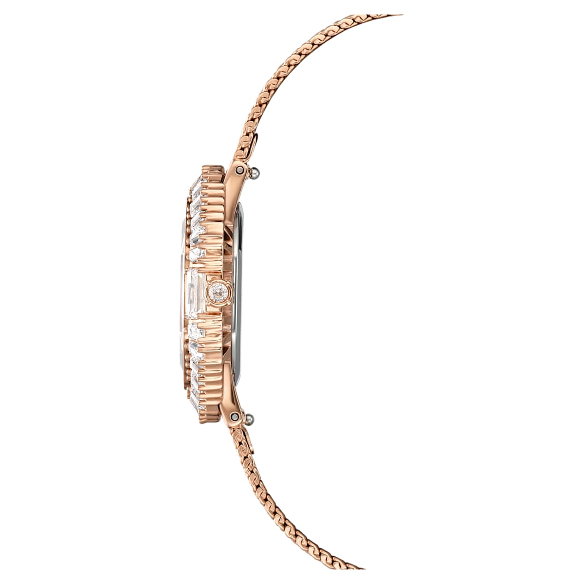 Reloj Matrix octagon Brazalete de metal, Tono oro rosa, Acabado tono oro rosa