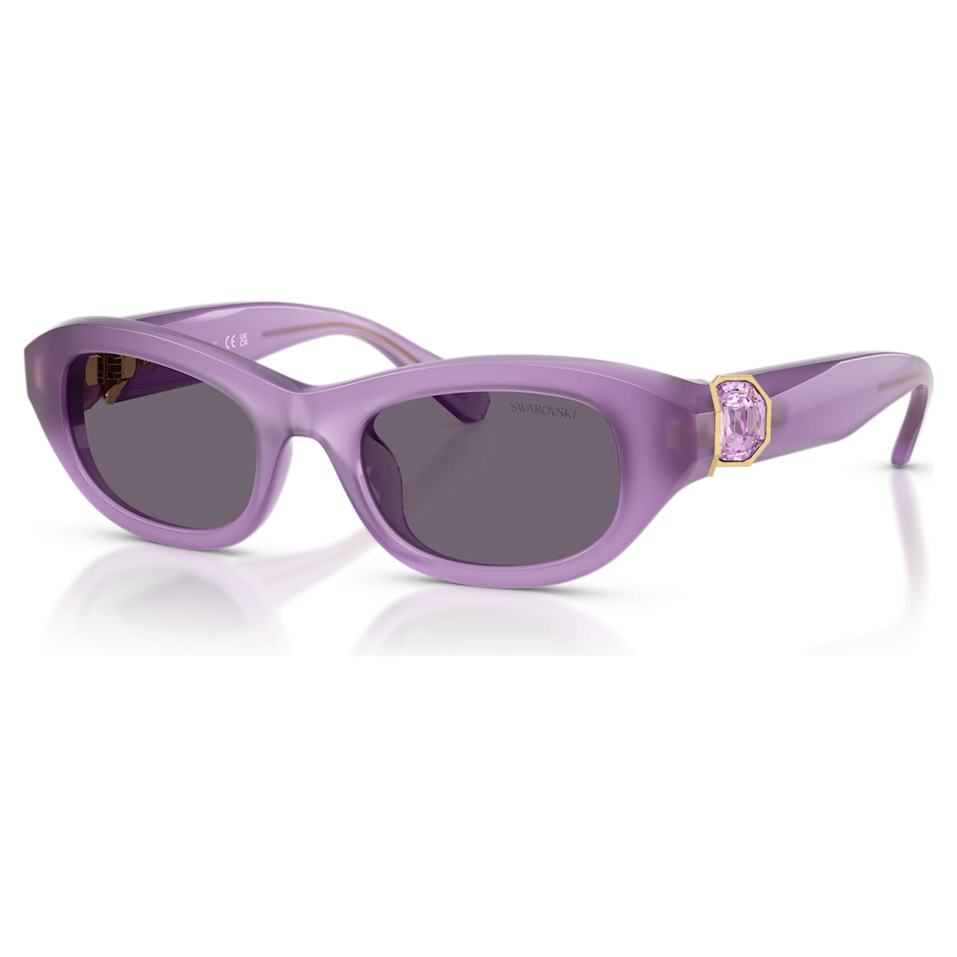Gafas de sol Millenia Forma de almohada, Púrpura