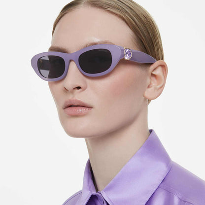 Gafas de sol Millenia Forma de almohada, Púrpura