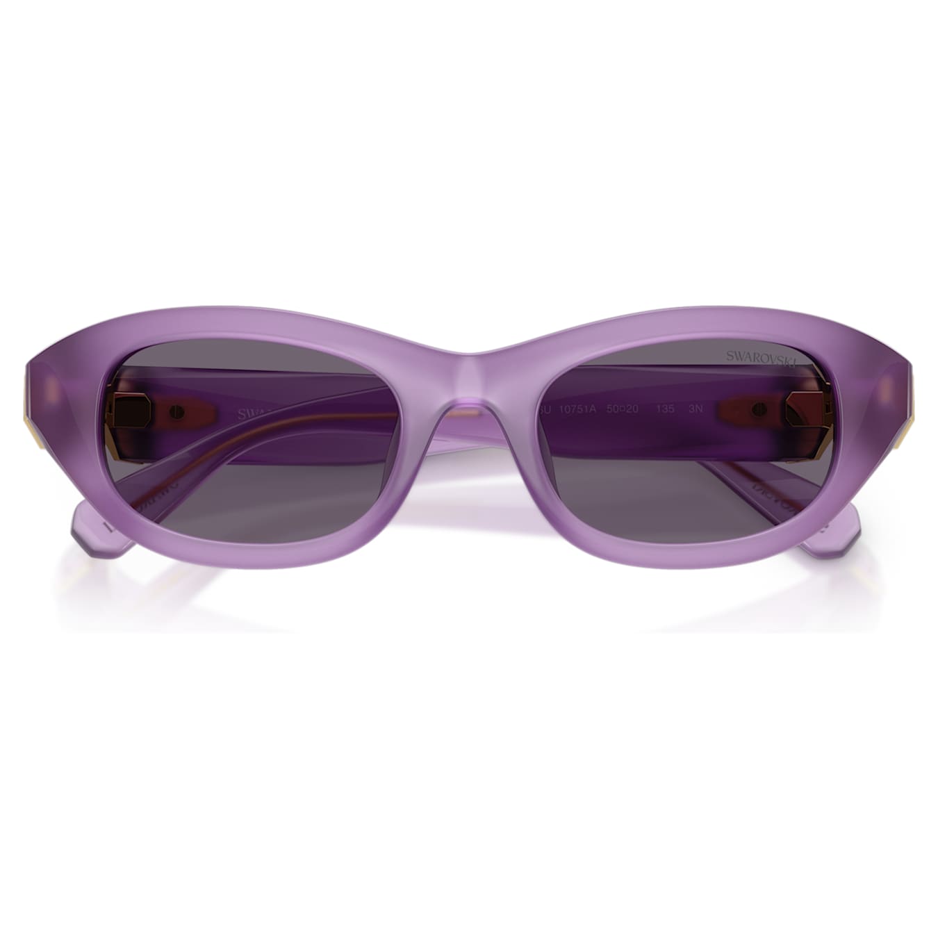 Gafas de sol Millenia Forma de almohada, Púrpura