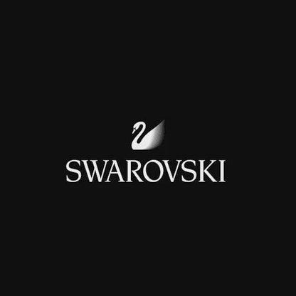 COLGANTE SWAROVSKI ICONIC SWAN, NEGRO, BAÑO EN TONO ORO ROSA