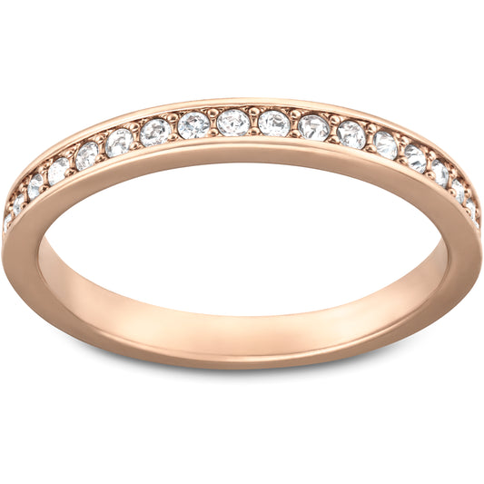ANILLO MATRIX, BLANCO, BAÑO EN TONO ORO ROSA