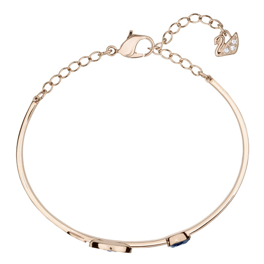 Brazalete Swarovski Symbolic Evil Eye, azul, Combinación de acabados metálicos