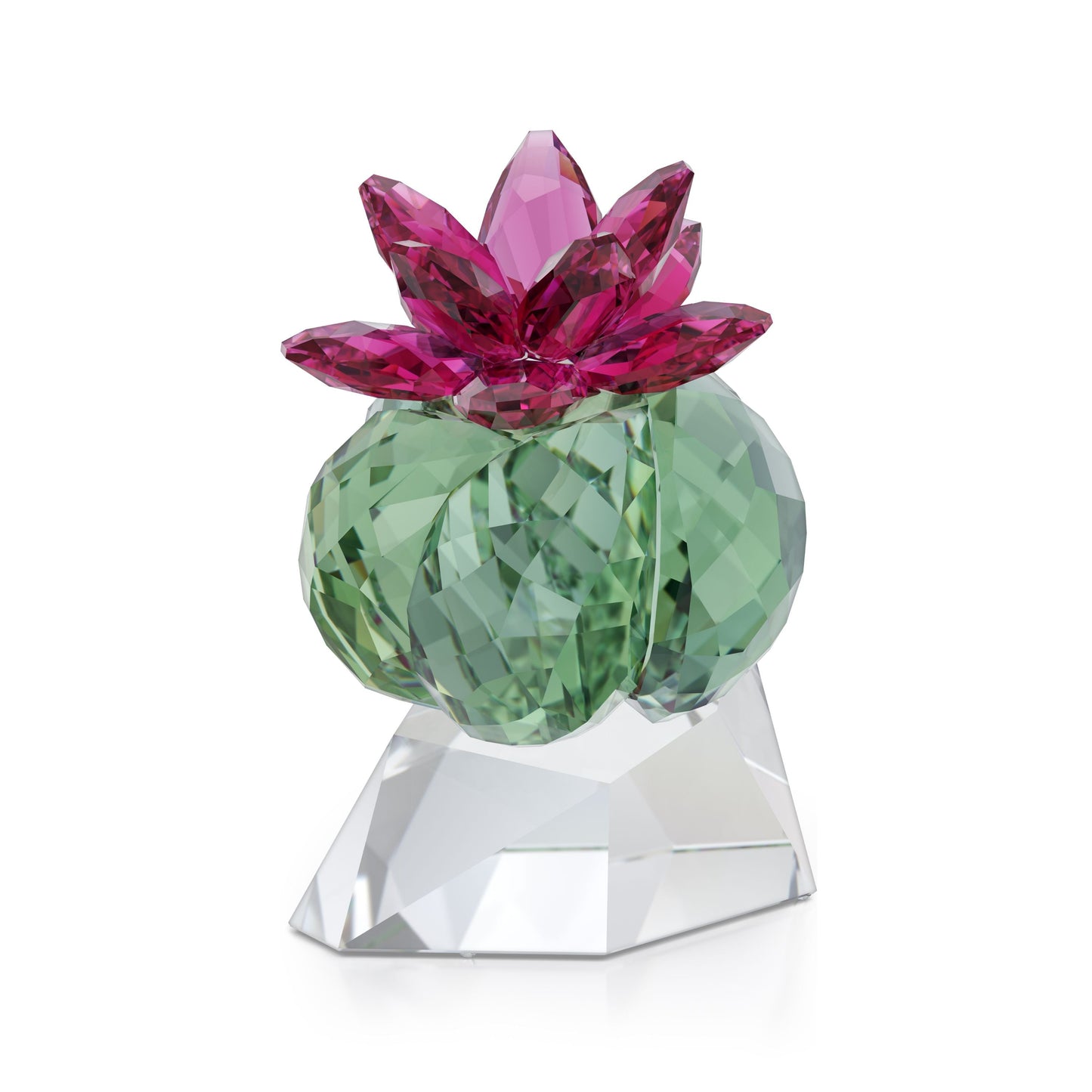 Crystal Flowers Cactus Burdeos