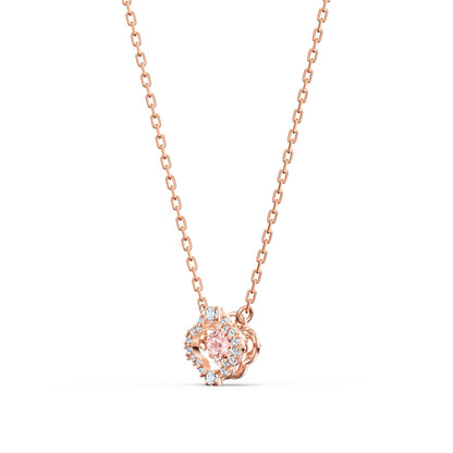 Conjunto Una Tallas mixtas, Trébol, Rosa, Baño tono oro rosa