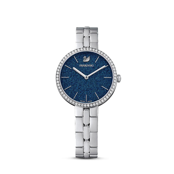 Reloj Cosmopolitan, brazalete de metal, azul, acero inoxidable