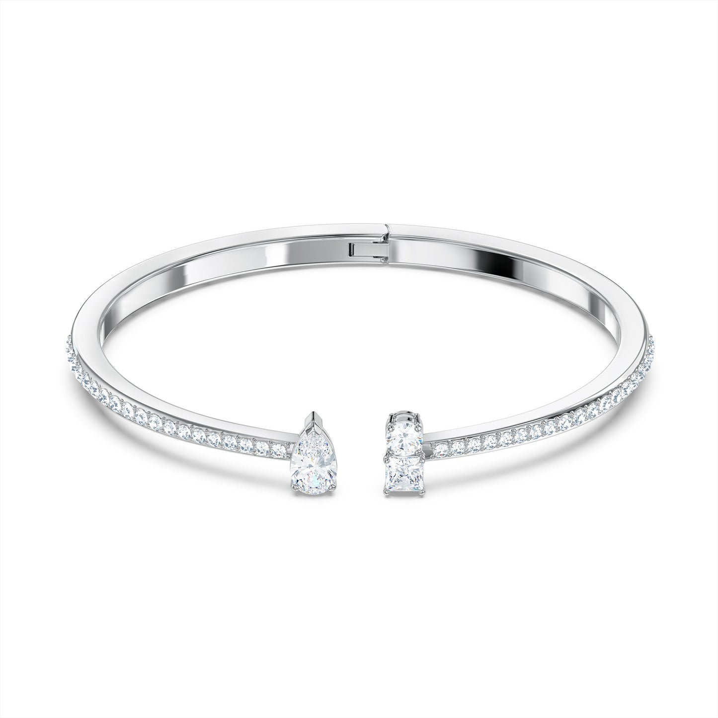 BRAZALETE ATTRACT, BLANCO, BAÑO DE RODIO