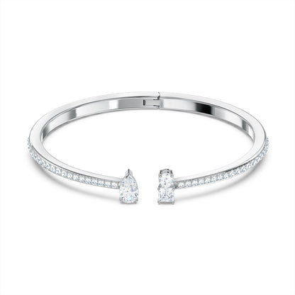 BRAZALETE ATTRACT, BLANCO, BAÑO DE RODIO