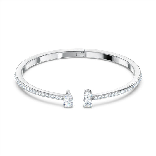BRAZALETE ATTRACT, BLANCO, BAÑO DE RODIO