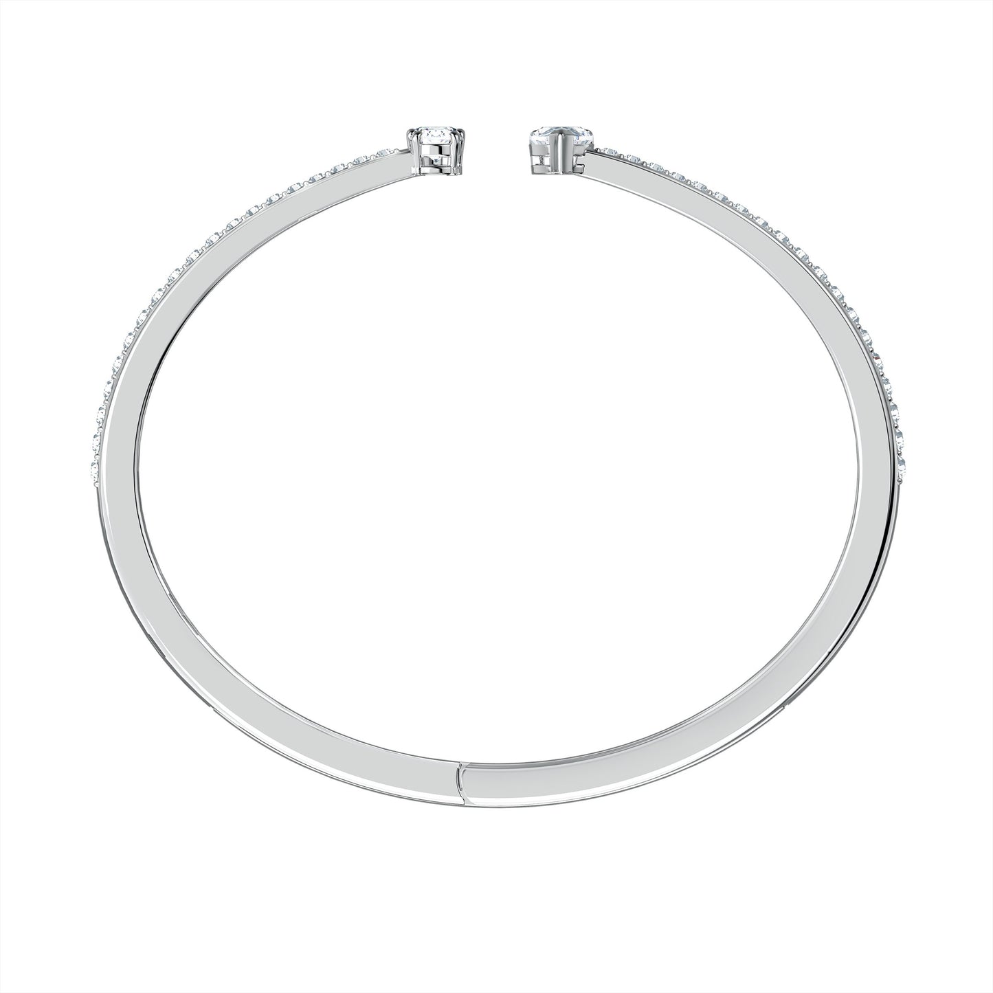 BRAZALETE ATTRACT, BLANCO, BAÑO DE RODIO