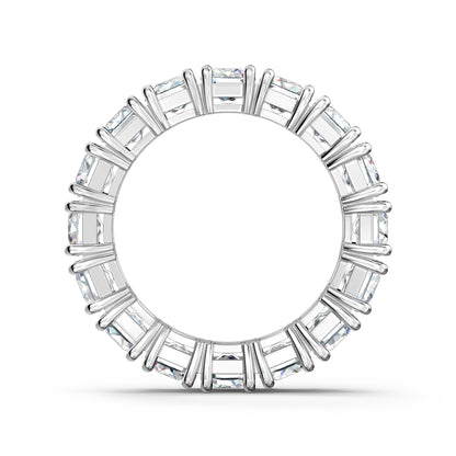 Anillo Matrix Vittore Talla rectangular, Blanco, Baño de rodio