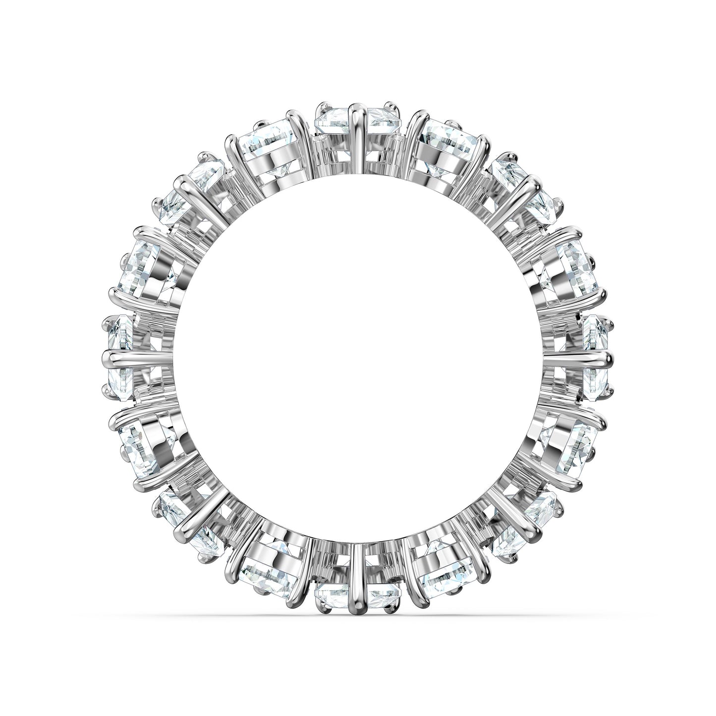 Anillo Matrix Vittore Talla pera, Blanco, Baño de rodio