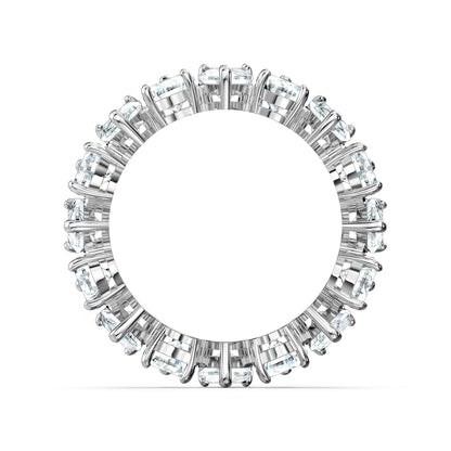 Anillo Matrix Vittore Talla pera, Blanco, Baño de rodio
