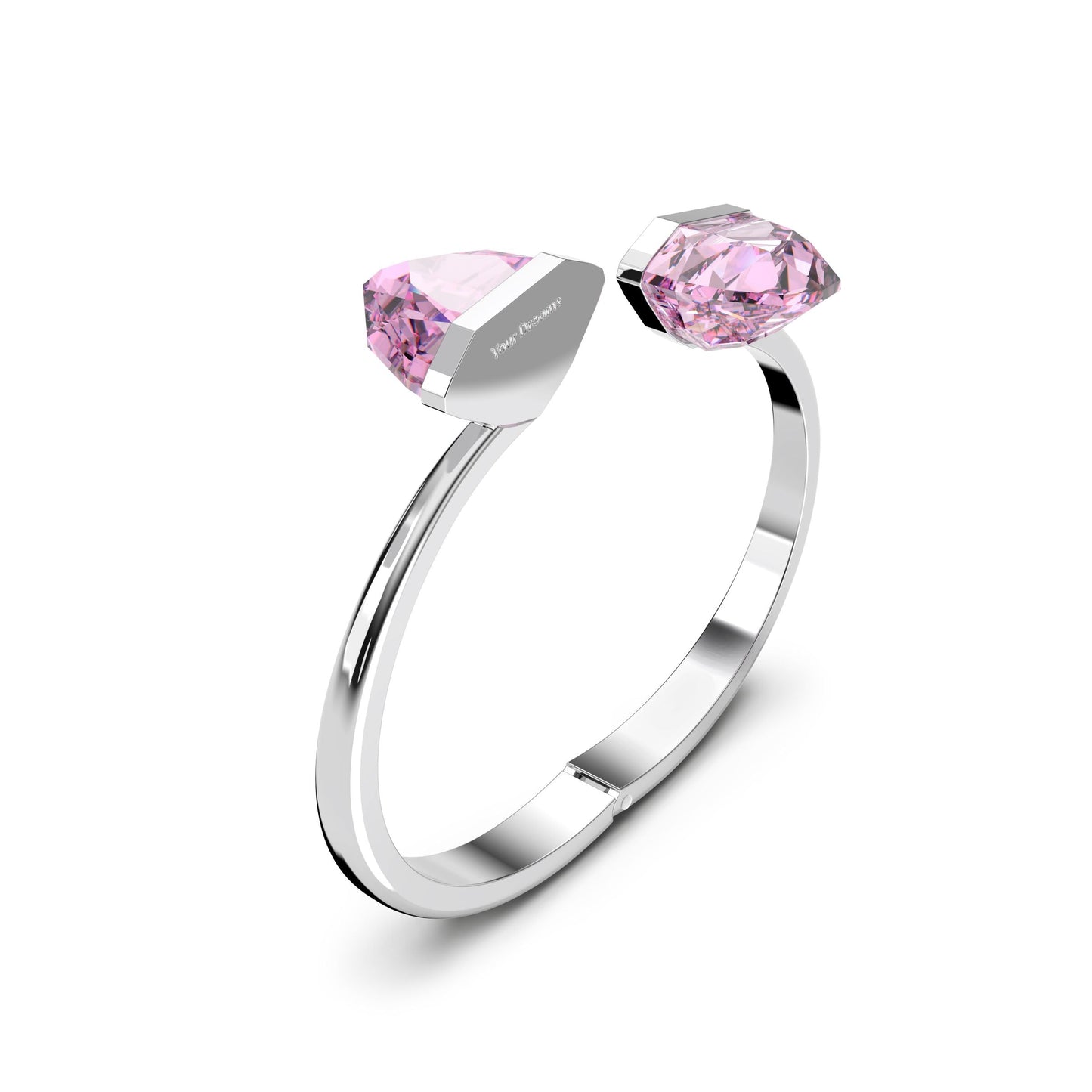 Brazalete Lucent, Rosa, Baño de rodio