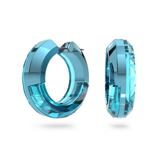 Pendientes de aro Lucent, Azules