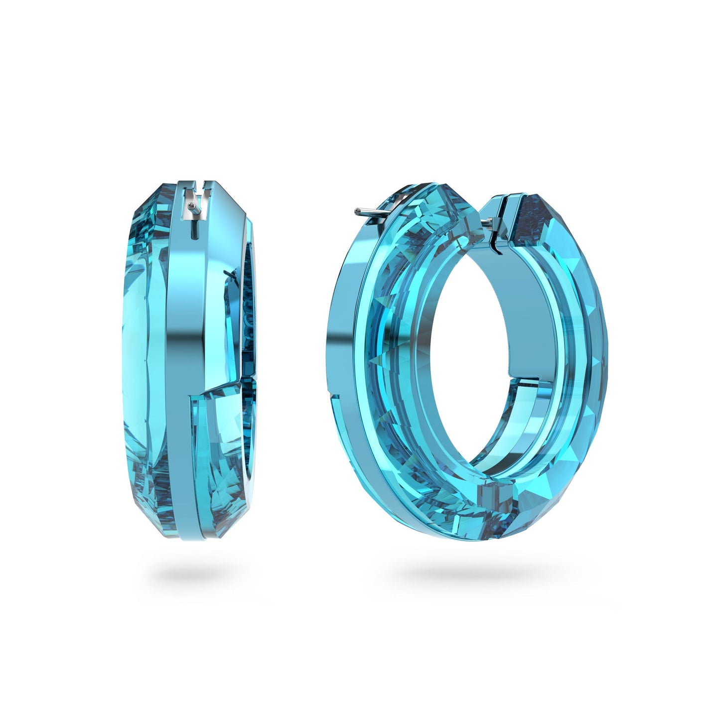 Pendientes de aro Lucent, Azules