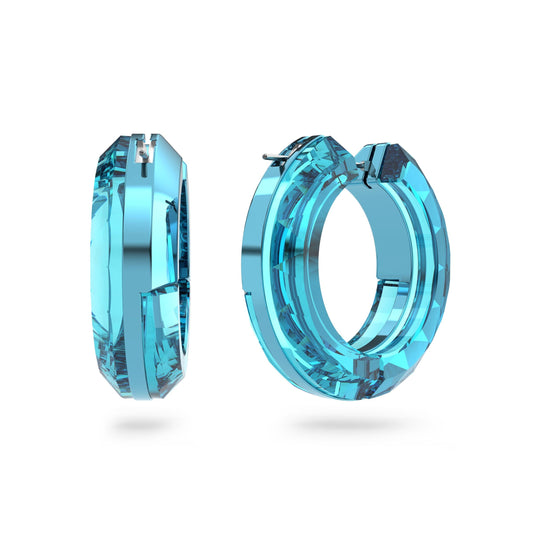 Pendientes de aro Lucent, Azules