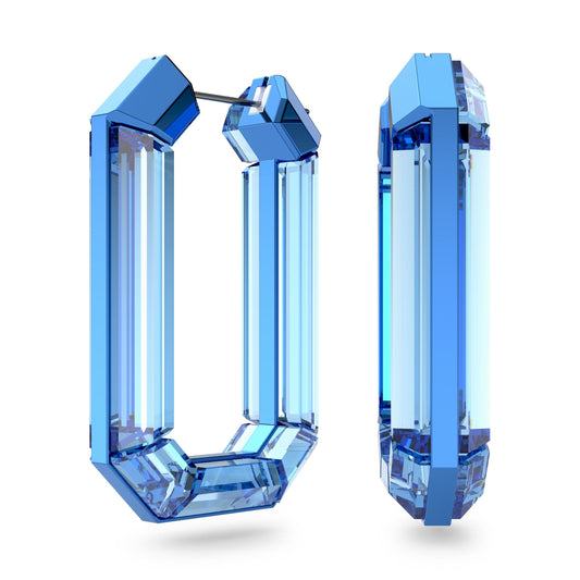 Pendientes de aro Lucent, Azules