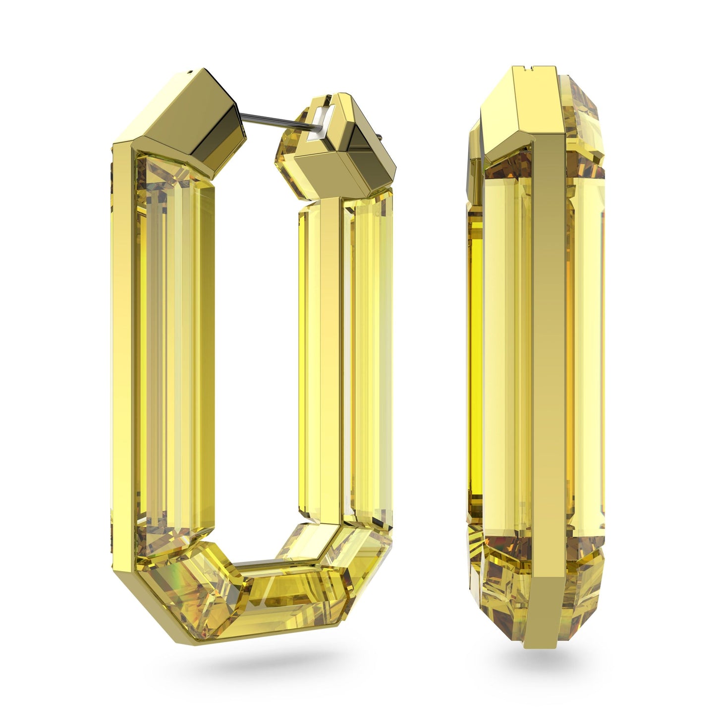 Pendientes de aro Lucent, Amarillos