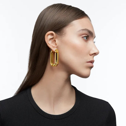 Pendientes de aro Lucent, Amarillos