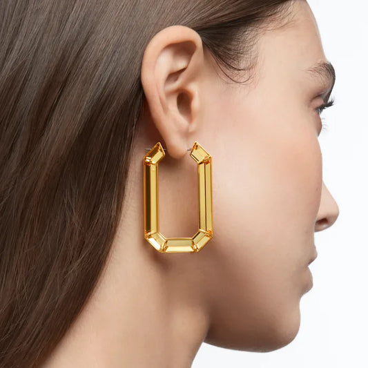 Pendientes de aro Lucent, Amarillos