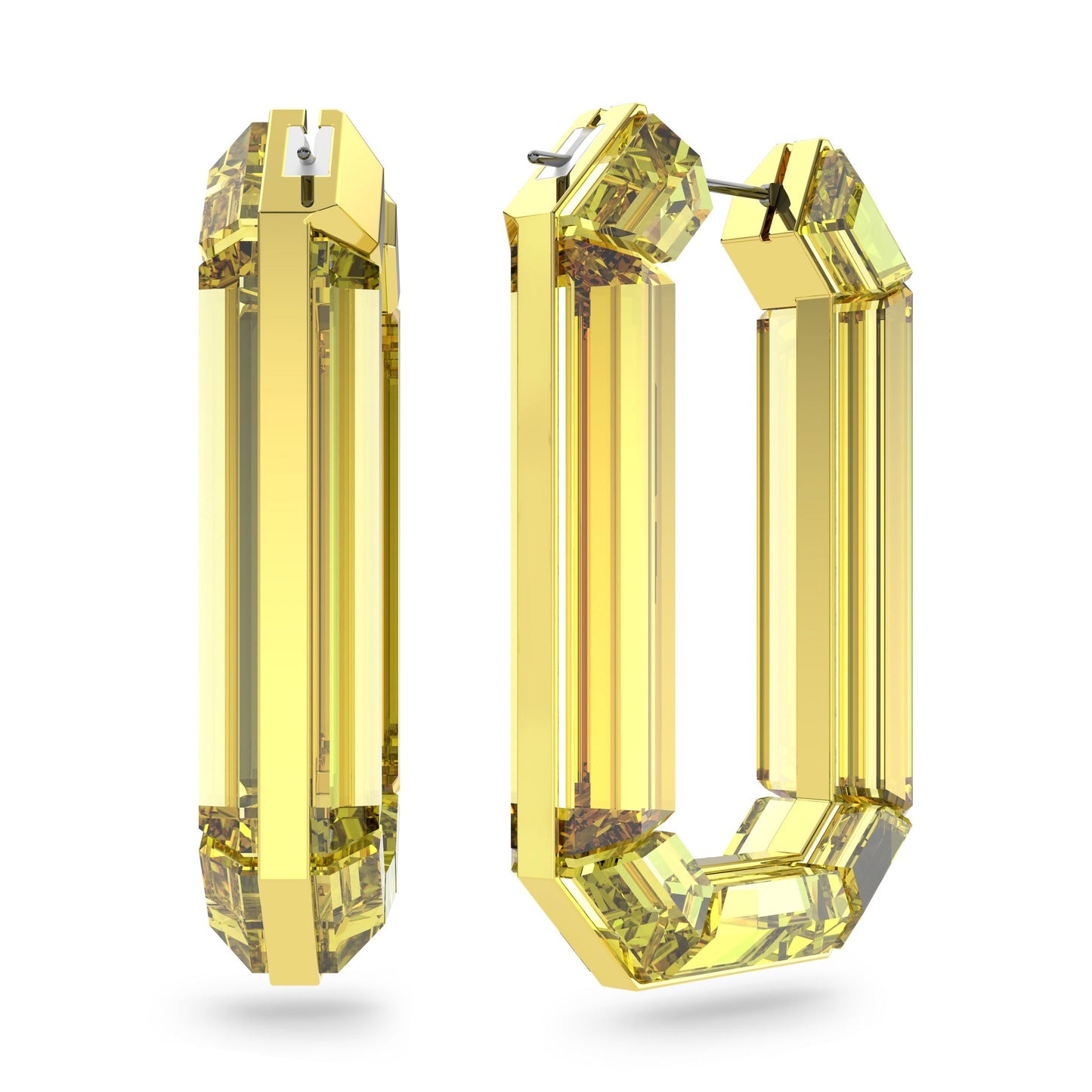 Pendientes de aro Lucent, Amarillos