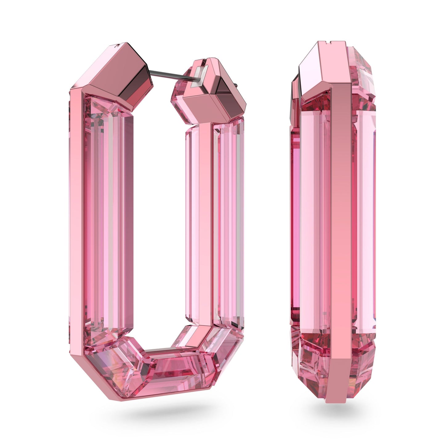 Pendientes de aro Lucent, Rosas
