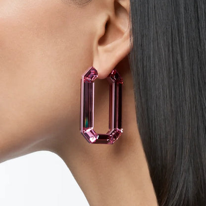 Pendientes de aro Lucent, Rosas