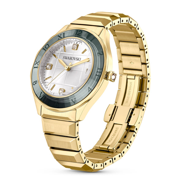 Reloj Dextera 37mm Brazalete de metal, Tono dorado, Acabado tono oro
